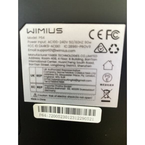 Wimius P64 Projector with WiFi and Bluetooth 5.2 For Home Theater Portable Use - Picture 8 of 8